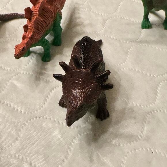 Toy Dinosaur 15 Figures Plastic Miniatures Stegosaurus Stocking Stuffers Dinos - Picture 6 of 16